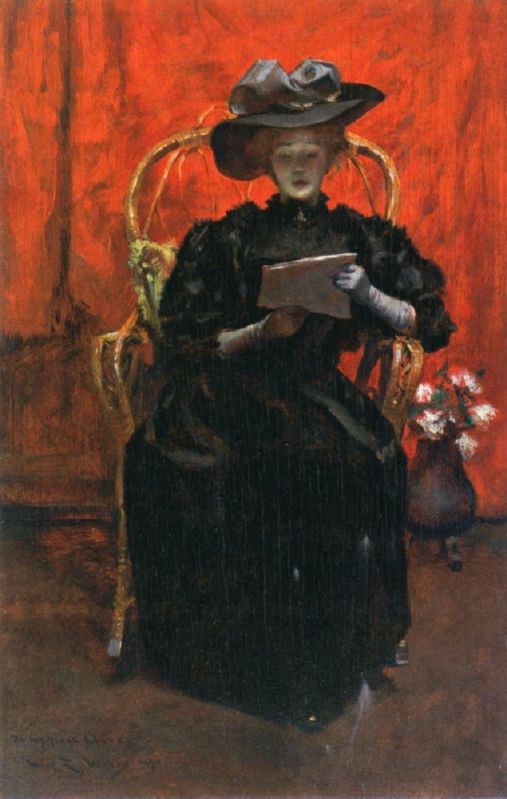 152 Lady in Black by I.R. Wiles